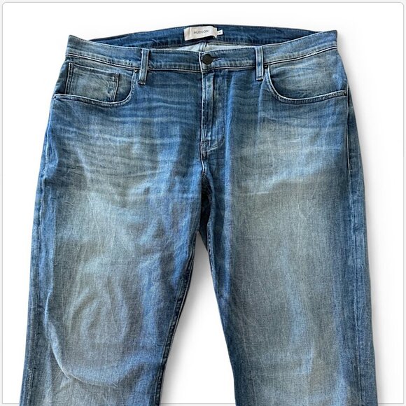 Hudson Blake Slim Straight Fit Jeans in Blue Coast Stretch Denim New NWT 38 - Picture 4 of 6